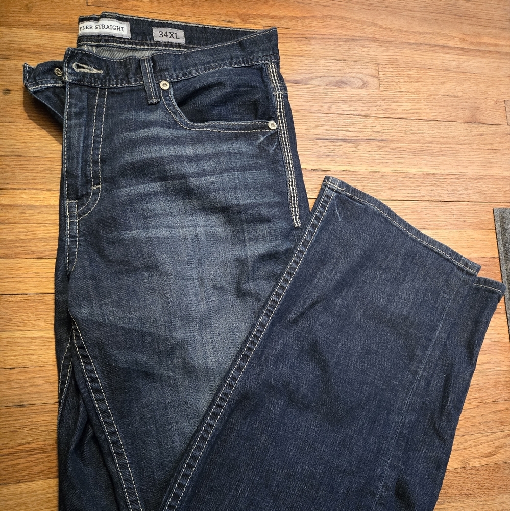 Mens Buckle Jeans 34x36